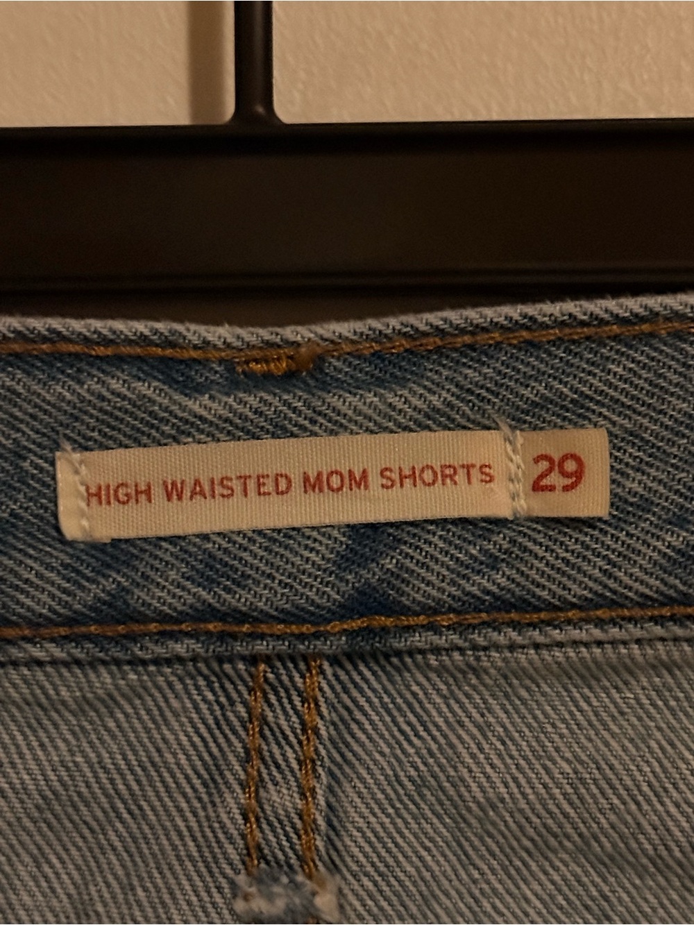 Levi’s High-Rise Light Blue Denim Shorts - Picture 3 of 3